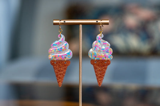 Ice Cream Dangles with Sprinkles